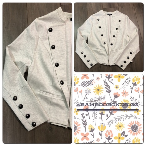 torrid Jackets & Blazers - Torrid Gray Soft Military Jacket Blazer 2X